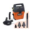 RIDGID 11L / 3G Ridgid Portable Vac with Bonus Car Detailing Accessories