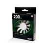 NZXT 200mm 11-Blade Rifle Bearing Low-Speed Fan (FS-200RB) - White