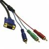 CABLES TO GO 25FT ULTIMA HD15 TO 3XRCA M/M HDTV COMPONENT VIDEO BREAKOUT CABL