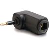 CABLES TO GO VELOCITY RIGHT ANGLE TOSLINK TO MINI PLUG M/F ADAPTER