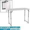 Lifetime®  121.9-cm (4-ft.) Light Commercial Fold in Half  Adjustable Table