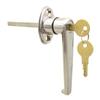IDEAL SECURITY INC. Keyed L Garage Door Lock Chrome
