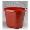 TUFF TUBS 5 Gal Red Flat Back Bucket