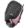 RAWLINGS Right Hand 10.5" Black/Pink Baseball Glove