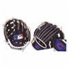 WILSON SPORTS Left Hand 9" Black Baseball Glove, with MLB Logo Kit