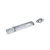 8" Zinc Hinge Hasp