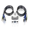 IOGEAR Micro USB Plus KVM Switch with Audio and Cables (GCS632U)