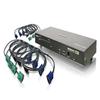 IOGEAR 8-Port USB PS/2 Combo VGA KVM Switch with USB KVM Cables (GCS1808KITU)