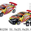 Remote Control Car 1:10 Polyvinyl Chloride Body Black Wheels w/ Rechargeable Battery & Charge...