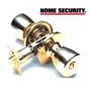 HOME SECURITY Polished Brass Guardian Passage Door Knob
