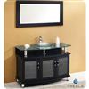 Fresca Contento 43 Inch Espresso Modern Bathroom Vanity With Mirror