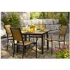 PACIFIC CASUAL Parkside 5 Piece Extendable Faux Wood Dining Set