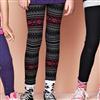 Nevada®/MD Big Girls Fair Isle Leggings