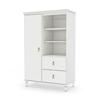 South Shore Moonlight Door Chest Pure White