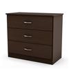 South Shore Freeport 3-Drawer Chest Chocolate