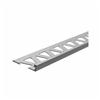 SHUR-TRIM 1/4" x 8' Bright Silver Aluminun Tile Edging