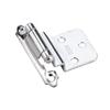 2 Pack Inset Self-Closing Chrome Cabinet Hinges