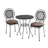 INSTYLE OUTDOOR 3 Piece Wiltshire Wrought Iron Bistro Set