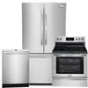 Frigidaire 25.8 Cu. Ft. Refrigerator with 5.8 Cu. Ft. Range and Dishwasher - Stainless Steel