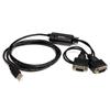 Startech 2-Port USB To Serial RS232 Adapter Cable (ICUSB2322F)