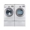 LG 4.1 Cu. Ft. Front Load Washer and 7.1 Cu. Ft. Dryer - White