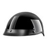 VCAN Shorty Classic Half-Shell Cruiser Helmet, Black