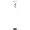 For Living Scroll Torchiere Floor Lamp
