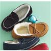 Foamtreads™ 'Adelle' Suede Leather Moccasin-Style Slipper