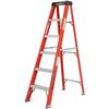 FEATHERLITE® 6' Heavy-duty Fiberglass Step Ladder