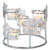 DC COLLECTION Snowflake Candle Centrepiece