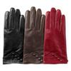 Women's Genuine Leather Button Glove