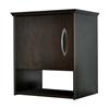 12" Walnut Storage Wall Cabinet