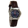 Wenger Swiss Men's Watch (9817) - Brown Band / Blue Dial