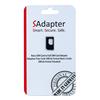 SAdapter Nano SIM Card to Full SIM Card Adapter (SAdapter4FFTO2FFBLK)