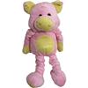 FouFou Dog Tuggy Toy Pig - Pink