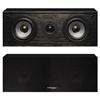 Precision Acoustics Classic Center Channel Speaker (CC24) - Black - Single