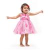 Newberry(TM/MC) Pink Floral Dress With Organza Overlay