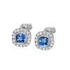 Tradition®/MD Rhodium Plated Brass Stud Earrings