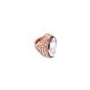 Cocoa Jewelry Crystal Cocktail Ring (rose gold)