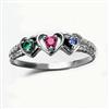 Tradition®/MD Sterling Silver Daughter's Pride Ring With Simulated Stones