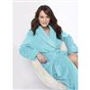 Vanity Fair®/MD Long Embroidered Velour Robe