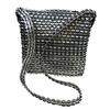 Sac O Grande Chain Chick Hobo Bag (OSA15-P) - Pewter