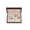 JOS VON ARX 2 Cufflinks and Keyring Set (86-1019SV) - Silver