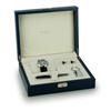 JOS VON ARX Watch, Pen and Cufflink Set (86-1032SV) - Silver/Blue