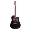 Takamine Dreadnought Cutaway Acoustic-Electric Guitar (EF341SC) - Black