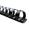 GBC 3/8" 19-Ring CombBind Binding Spines (3381600967) - Black / Box of 100