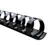 GBC 1/2" 19-Ring CombBind Binding Spines (3381600981) - Black / Box of 100