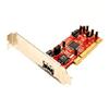 Bytecc PCI SATA Host Controller Card e-SATA + SATA Ports (2 Channels, 1 x eSATA + 2 x Int. Ports...