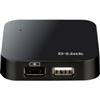 D-Link DUB-H4BL, 4-port USB 2.0 Hub