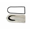 LiteHawk Charger Deck Cover and Gasket (LITEHAWK 2007) - Black/ White